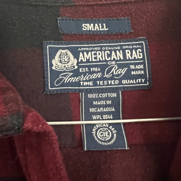 American Eagle Rag Long Sleeve Button Down Small - Picture 7 of 7